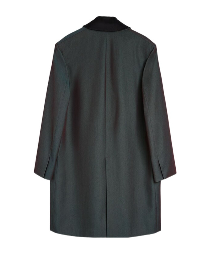 Shop Jil Sander Tailored Coat In Rainbow Plum