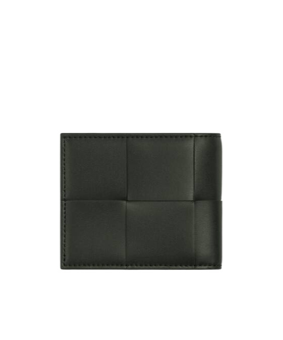 Shop Bottega Veneta Cassette Bi-fold Wallet In Black
