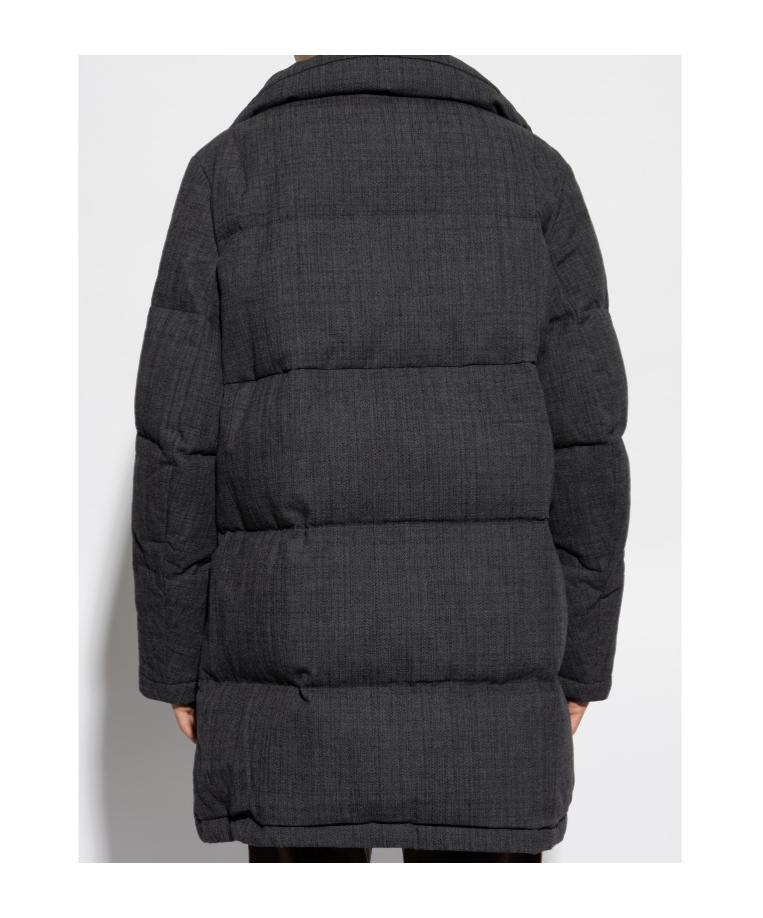YVES SALOMON QUILTED PUFFER COAT