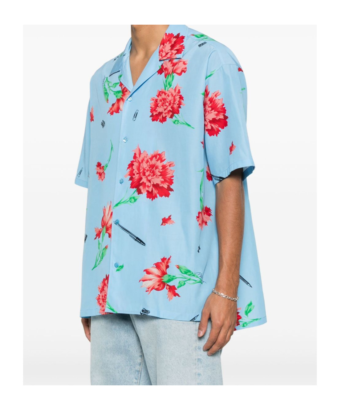 Moschino Short Sleeve Shirt Blue