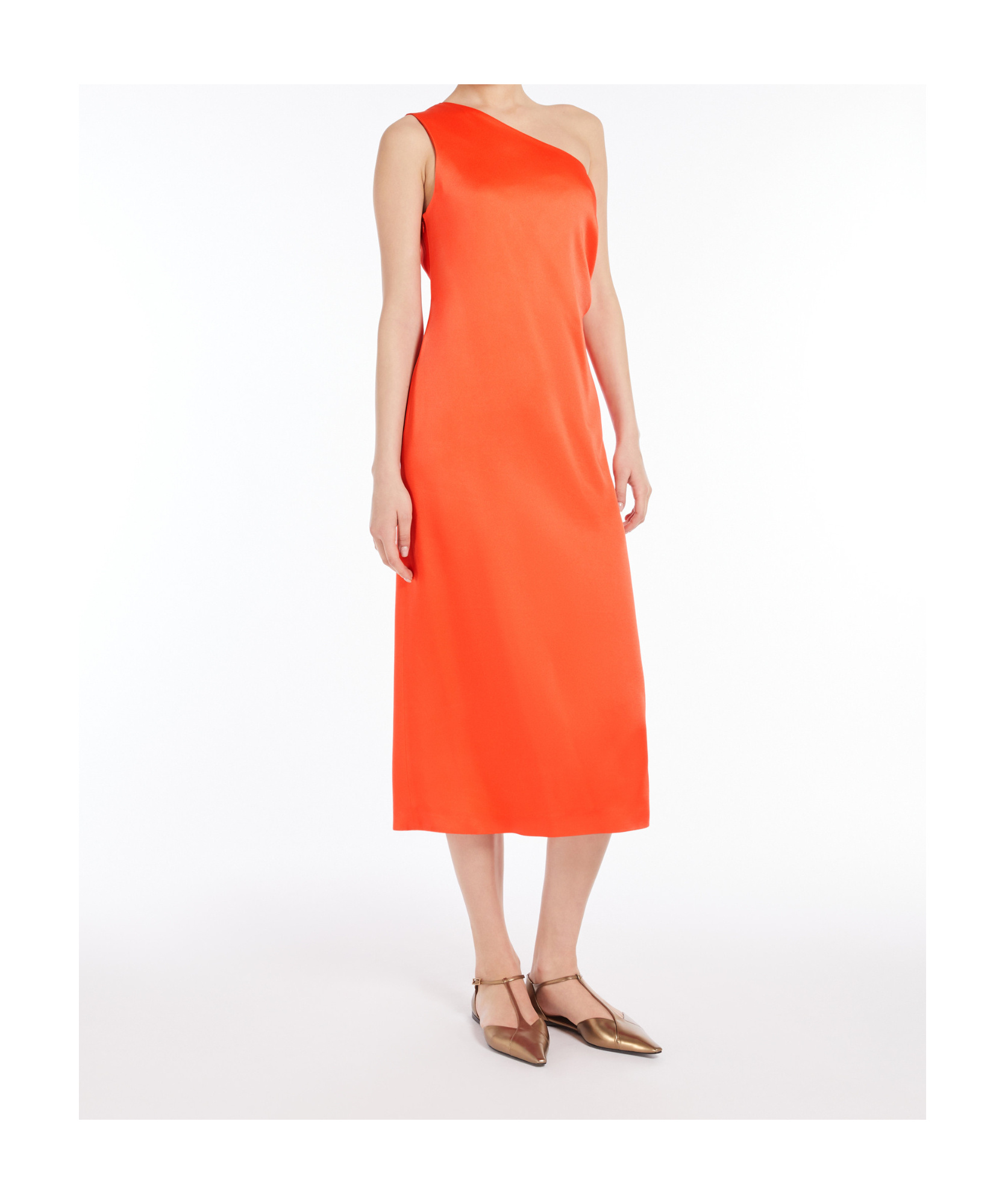 Max Mara One Shoulder Dress