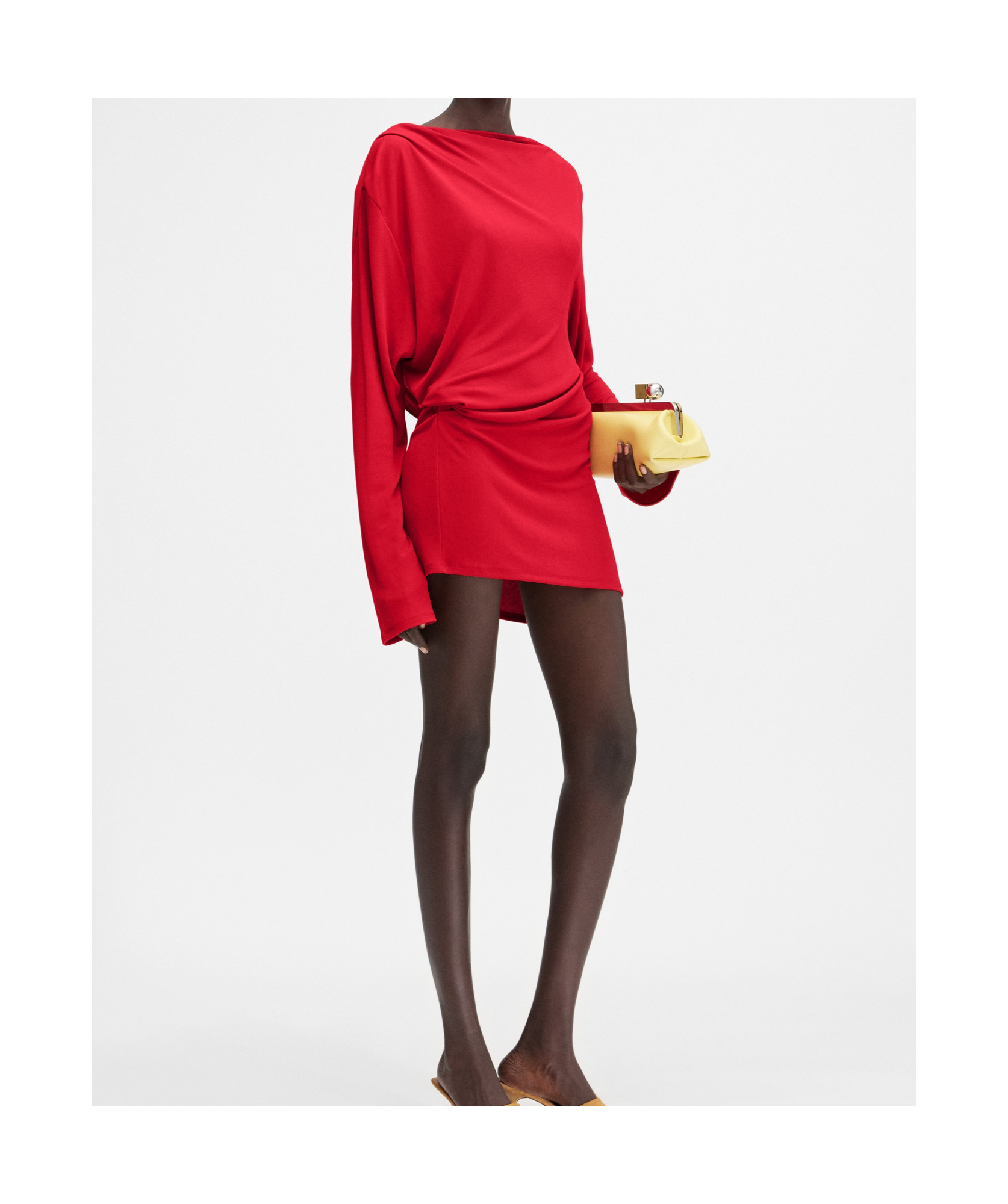 Jacquemus Mini Cruise Dress In Red