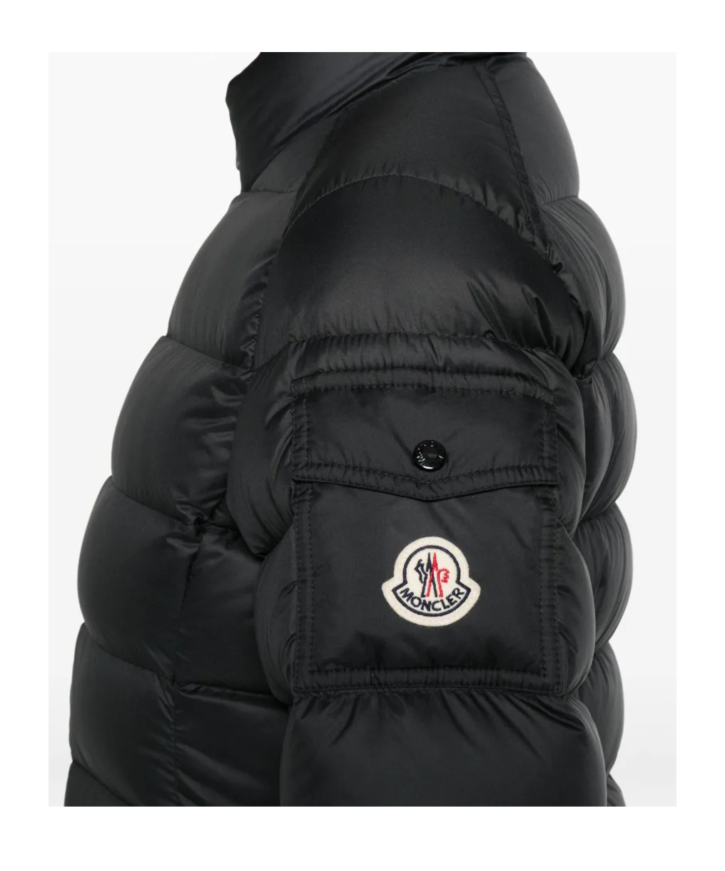 Moncler Igesse Long Down Jacket In Blue