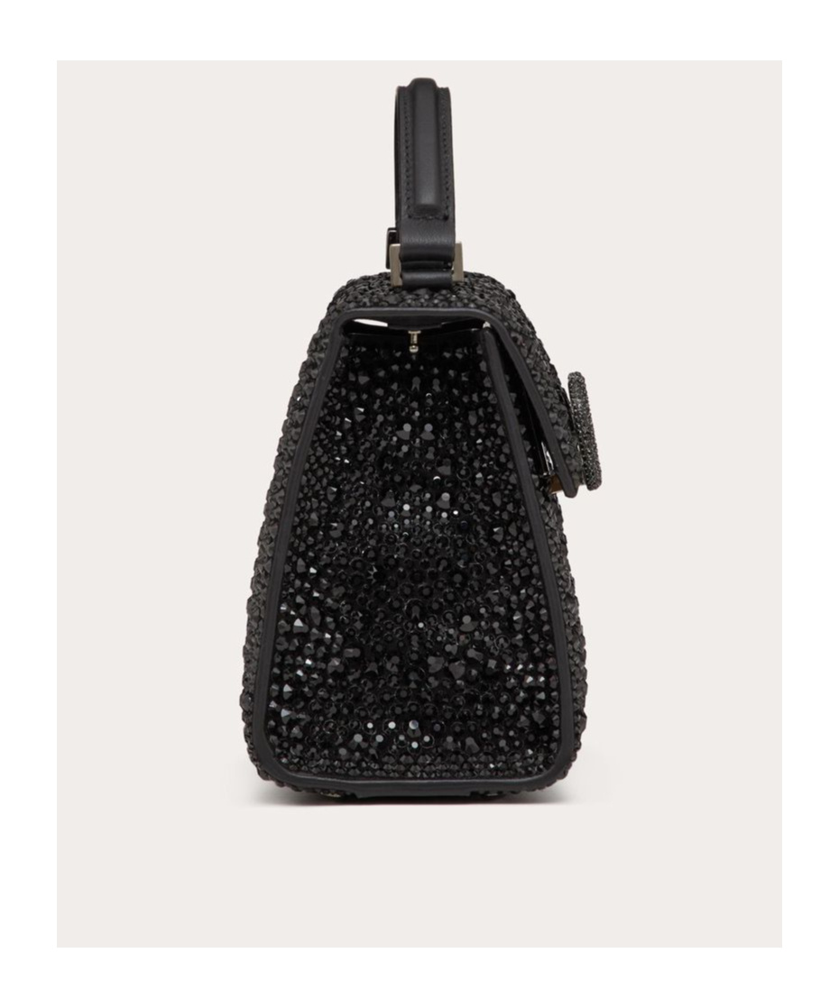 Valentino Vsling Tote Bag In Black