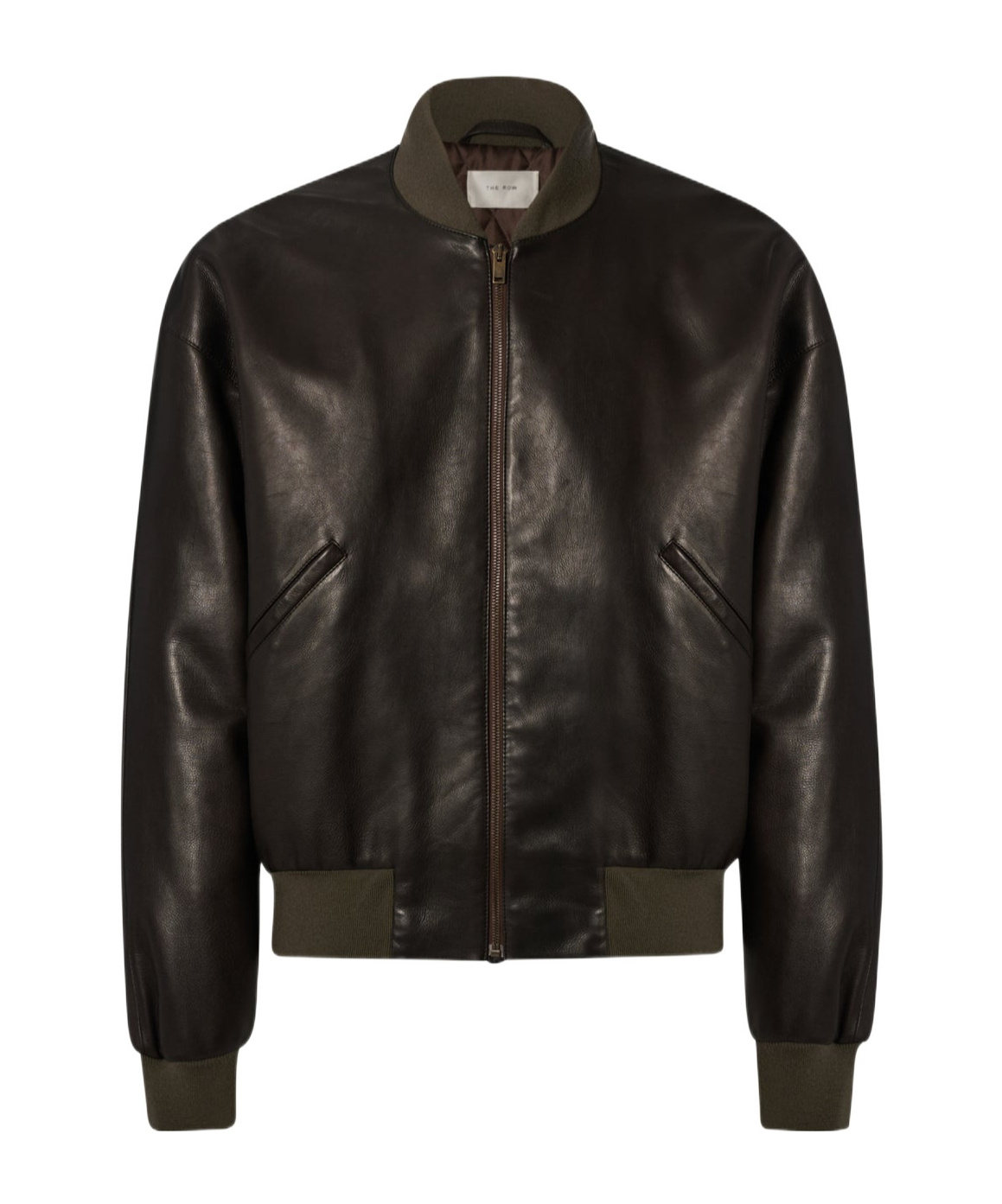 The Row Setsen Jacket In Leather In Brown