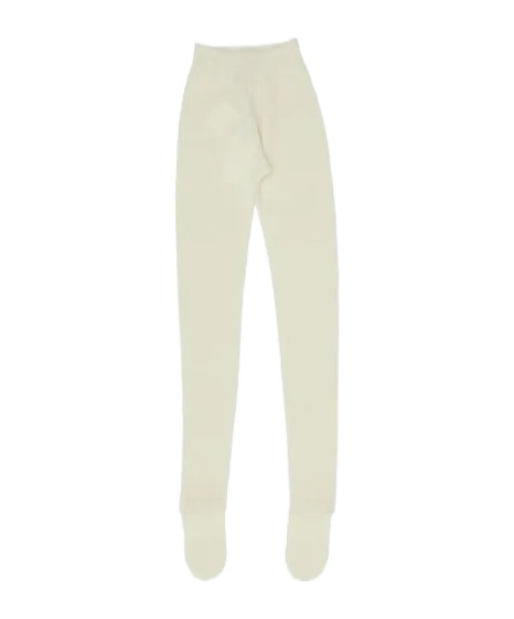 The Row Mumu Stretch Knit Leggings In White
