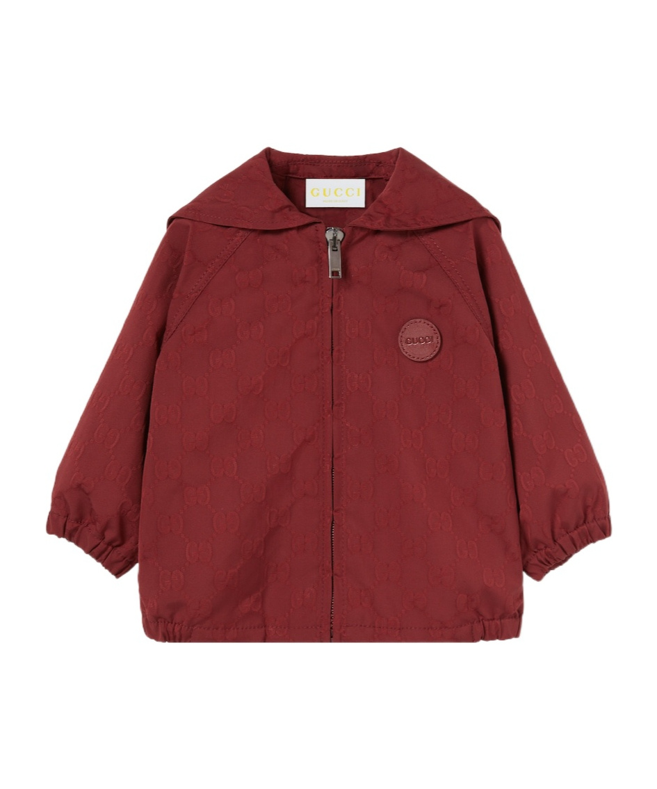 Gucci Red Jacket Still In Nylon Twill In Red