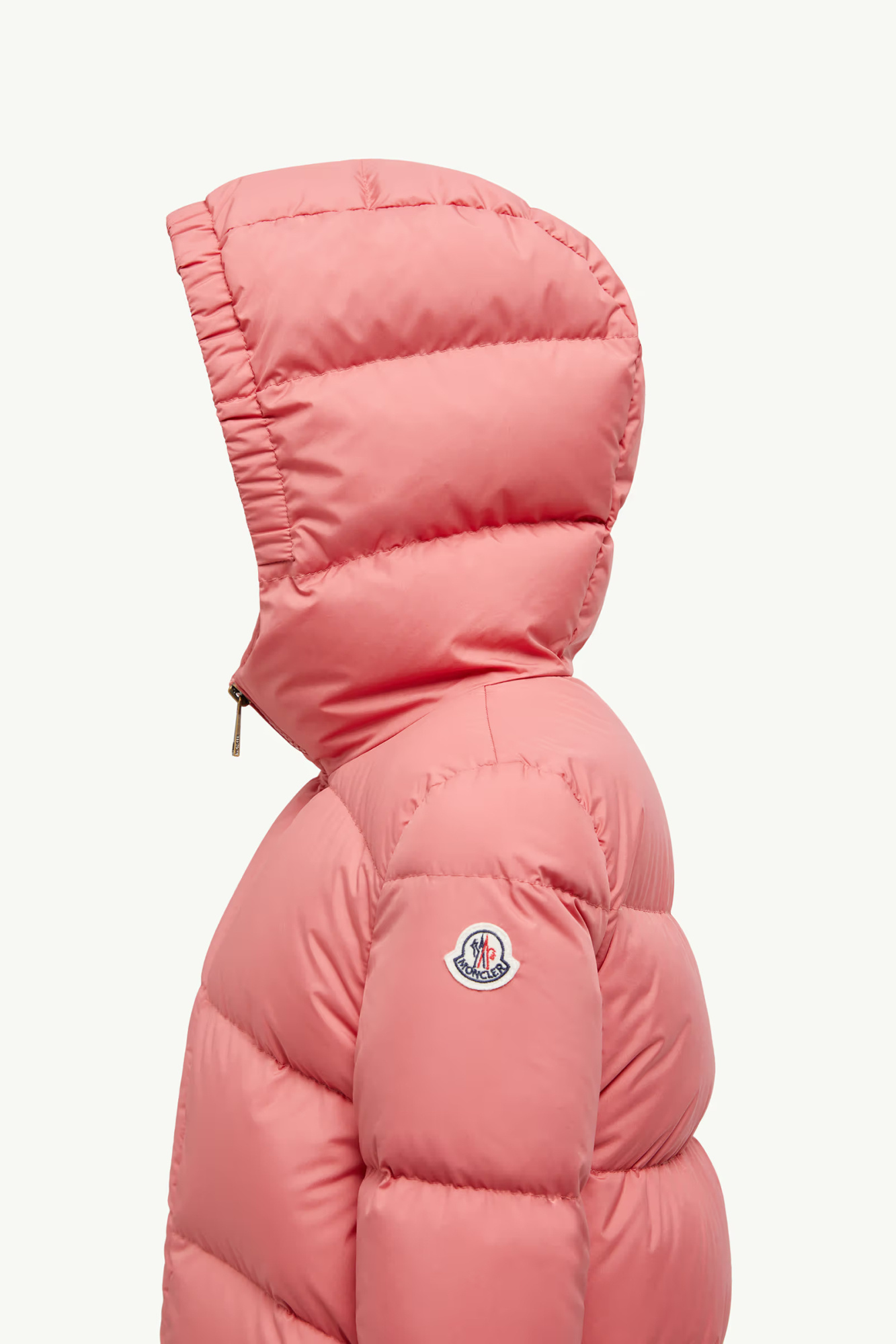 Moncler Cascar Hooded Down Jacket In Pink