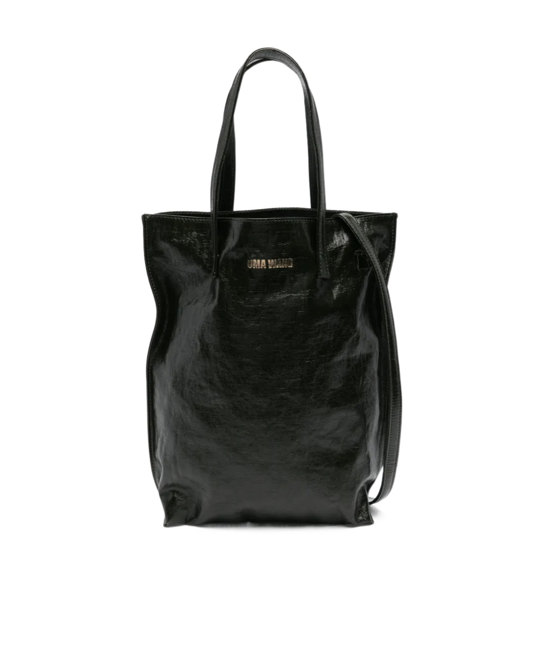 Uma Wang Double Handle Shoulder Bag In Black