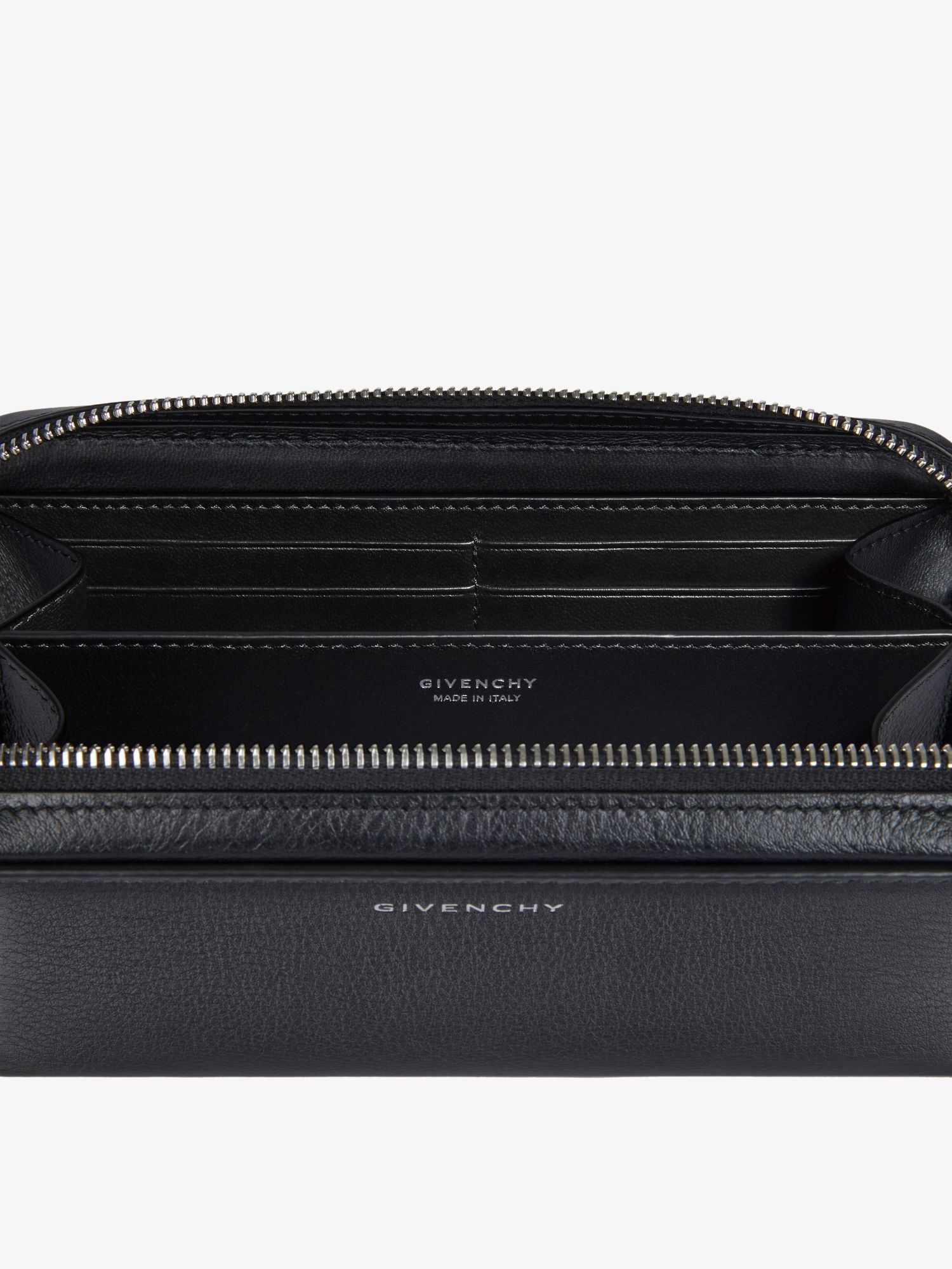 Givenchy Voyou Logo Wallet In Black
