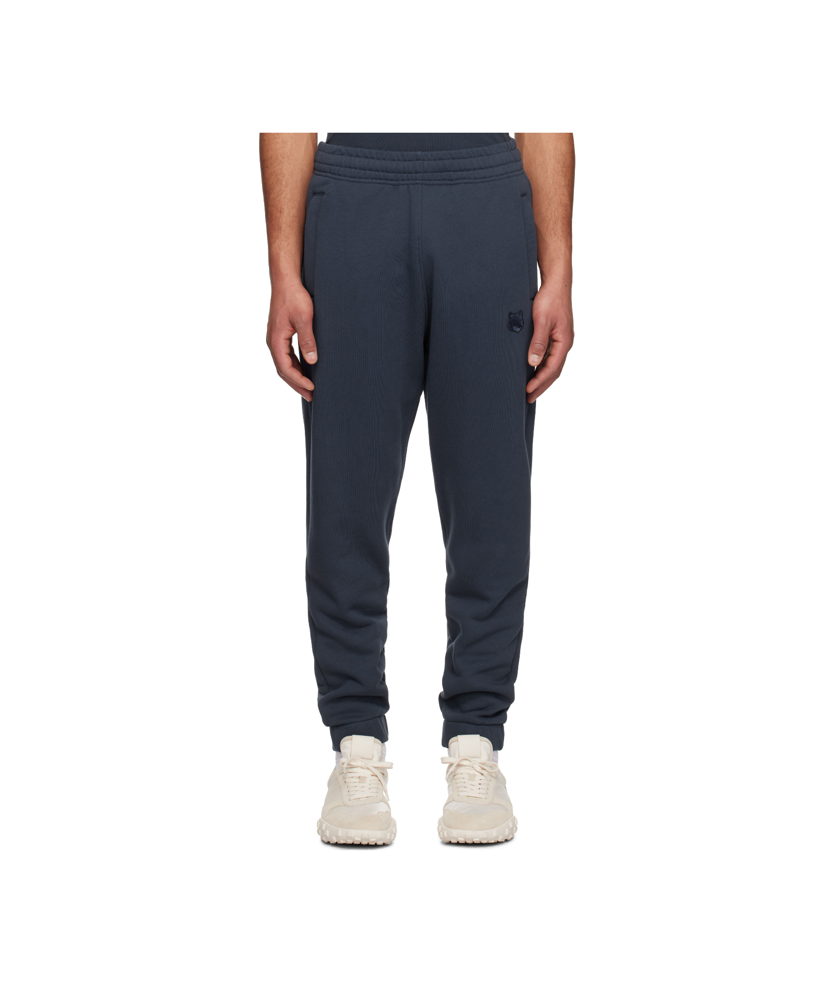 Maison Kitsuné Elastic Waist Sweatpants In Black