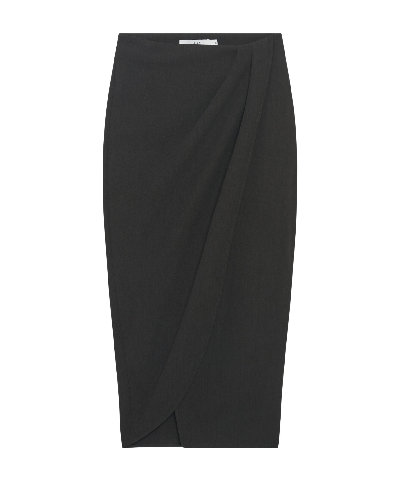 Iro Long Wrap Skirt In Black