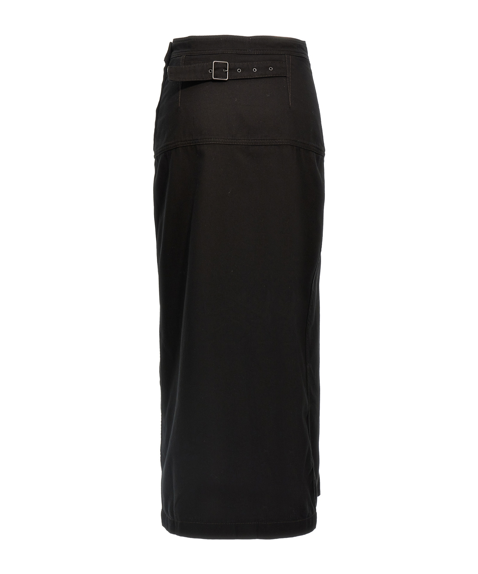 Lemaire Asymmetrical Wrapover Skirts Black In Black