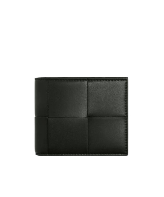 Shop Bottega Veneta Cassette Bi-fold Wallet With Coin Purse In Black