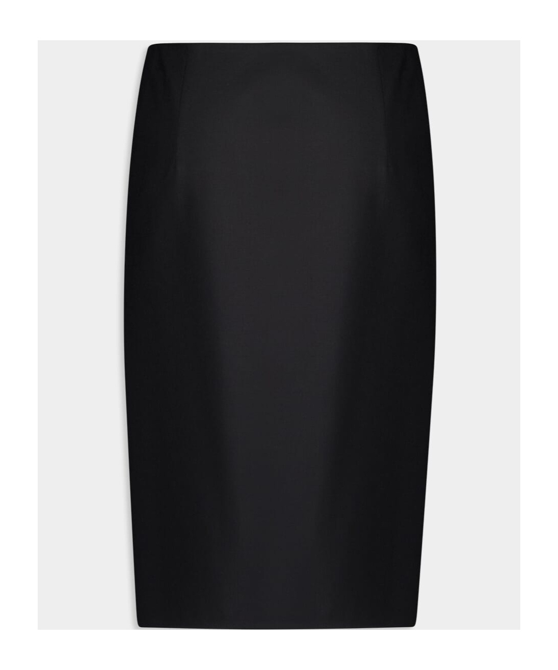 Stella Mccartney Pencil Skirt With Front Slit In Black