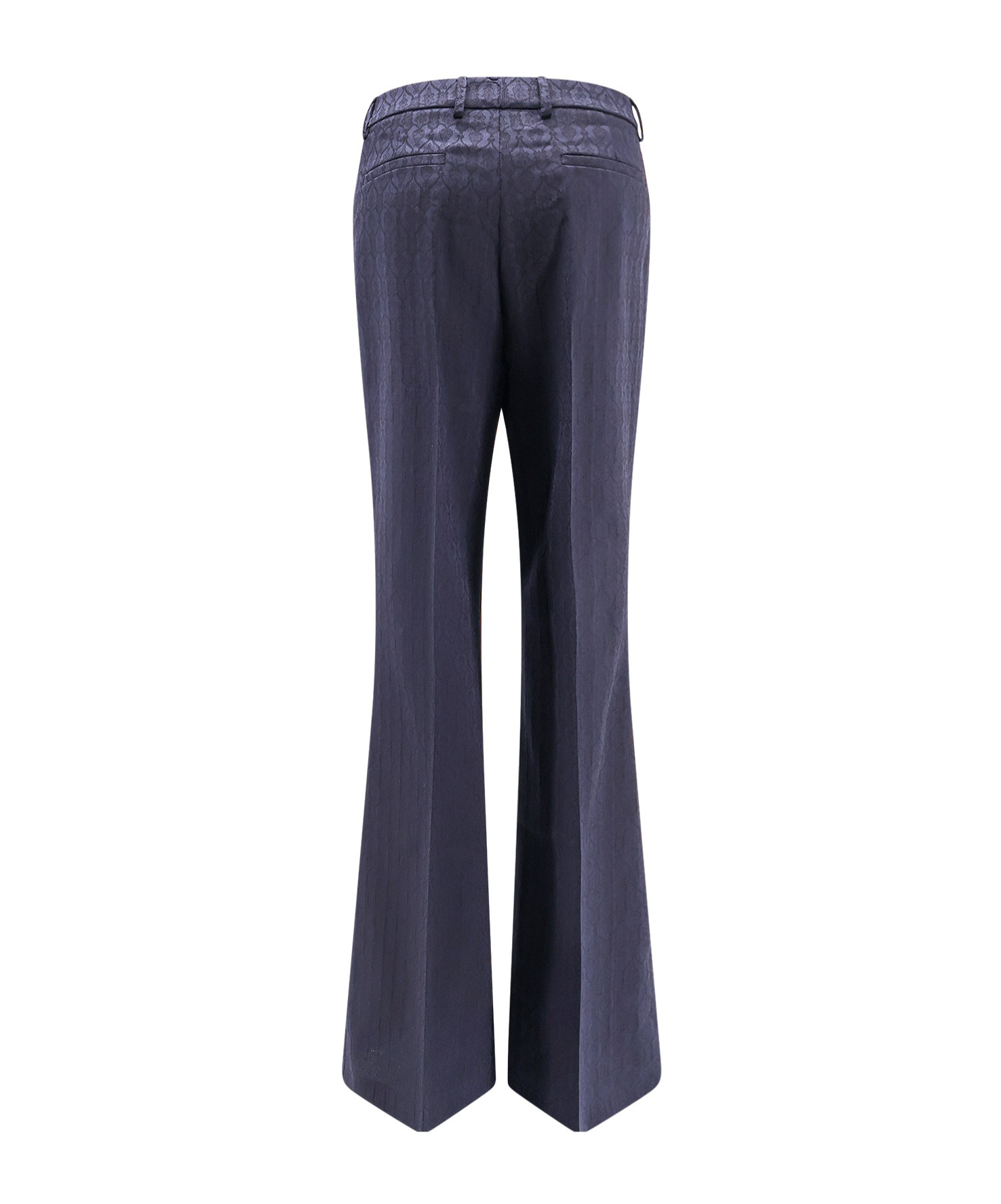 Etro Women Wool Trousers With Iconic Motif In Black