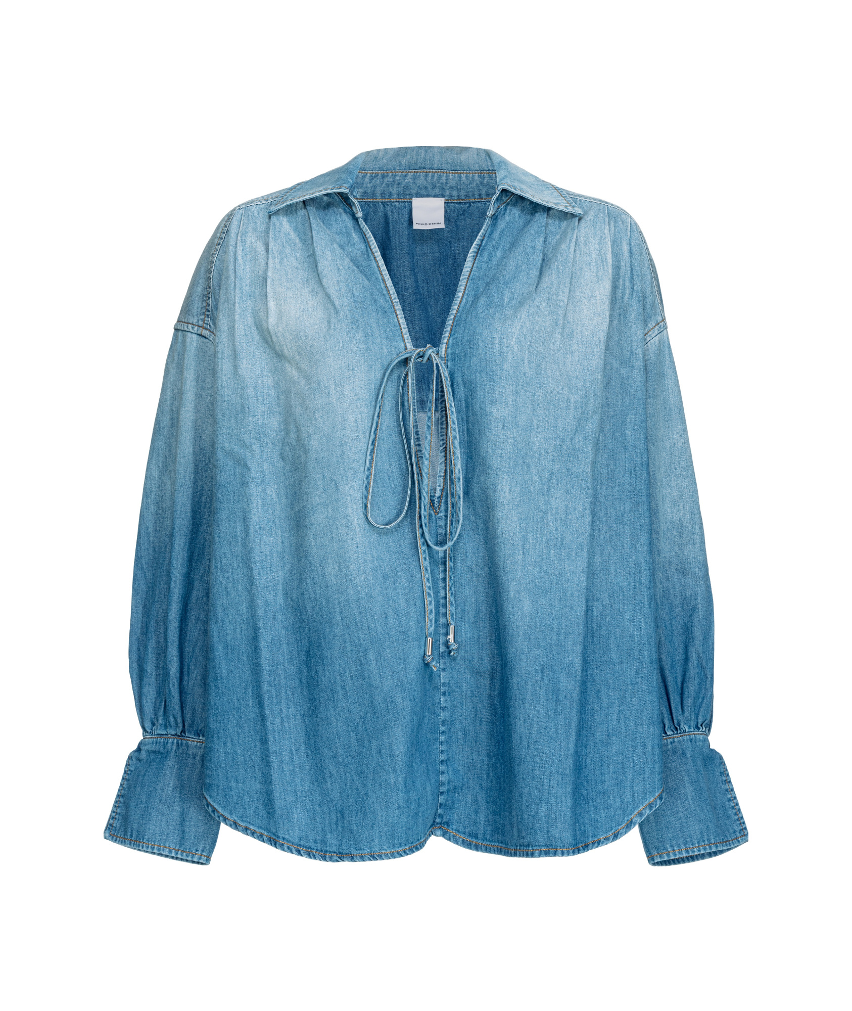 Shop Pinko Calahari Blouse In Blue