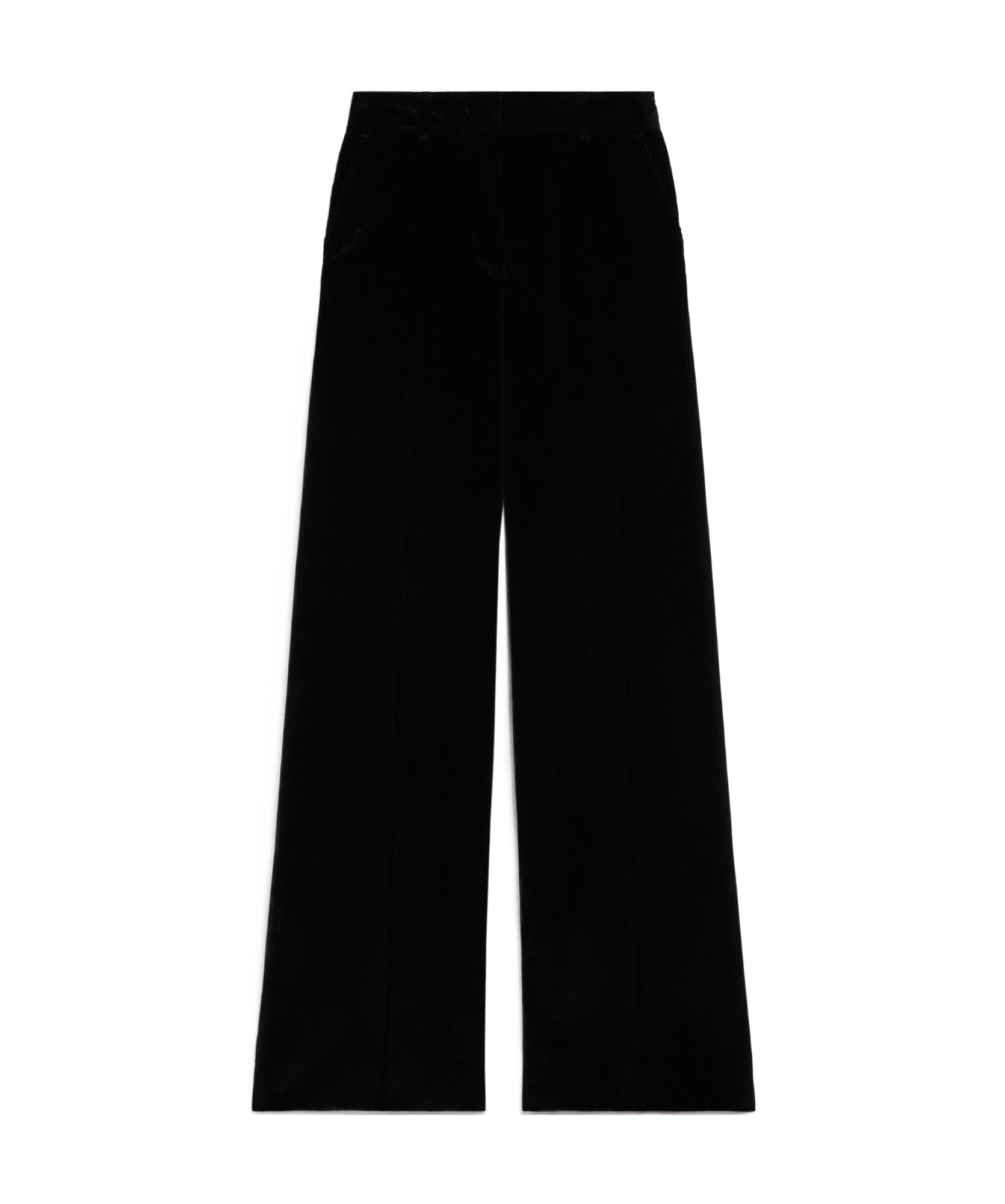 Weekend Max Mara Belt-loop Casual Pants In Black