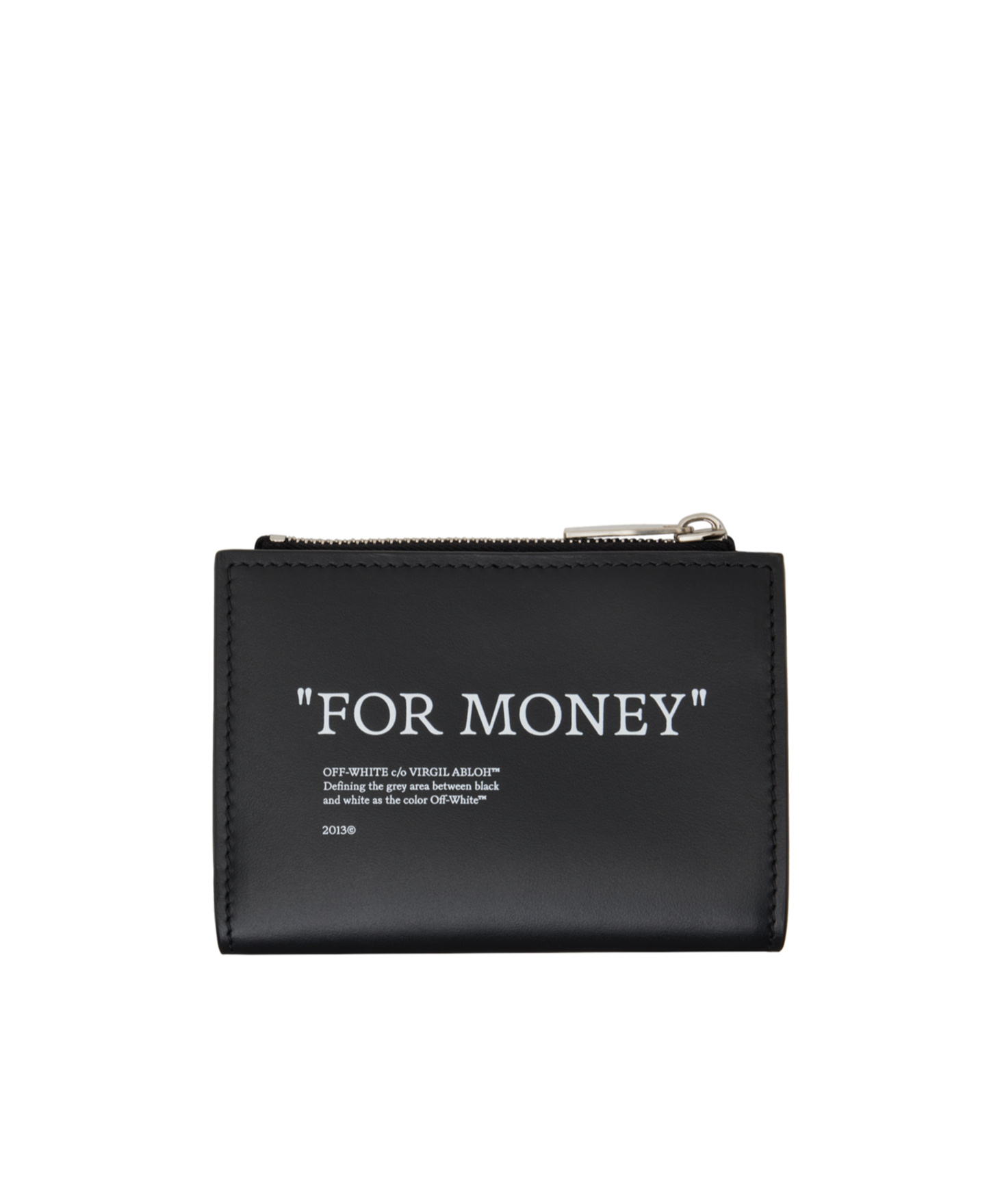 Off-white Zipper Wallet In Black