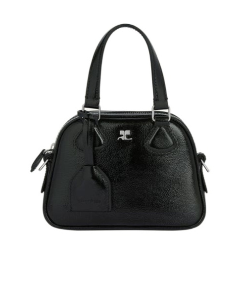Courrèges Ac Stud Tote Bag In Black