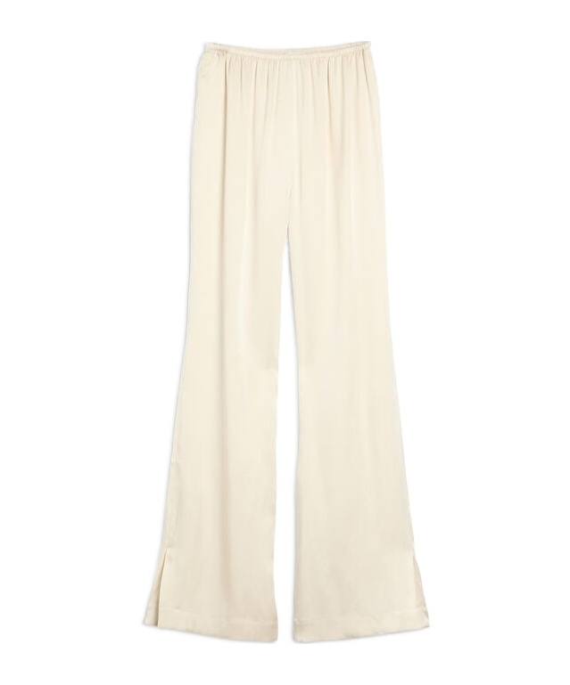 ANINE BING STRAIGHT-LEG SILK TROUSERS