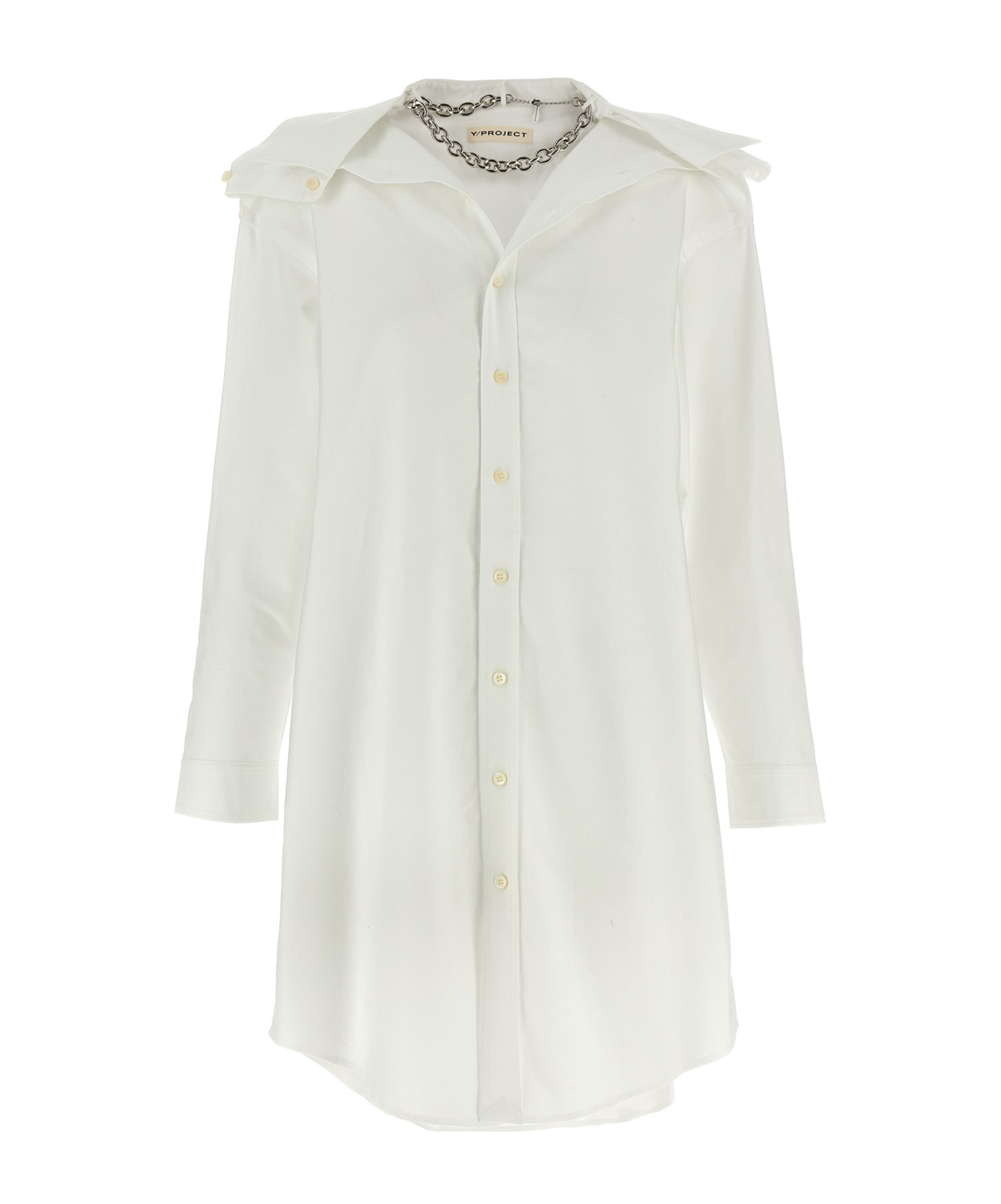 Shop Y/project Shirt Dress In White