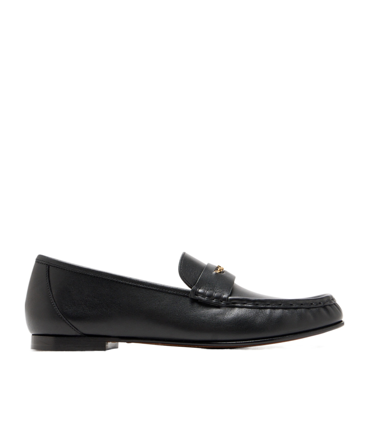 Chloé Round Toe Loafers In Black