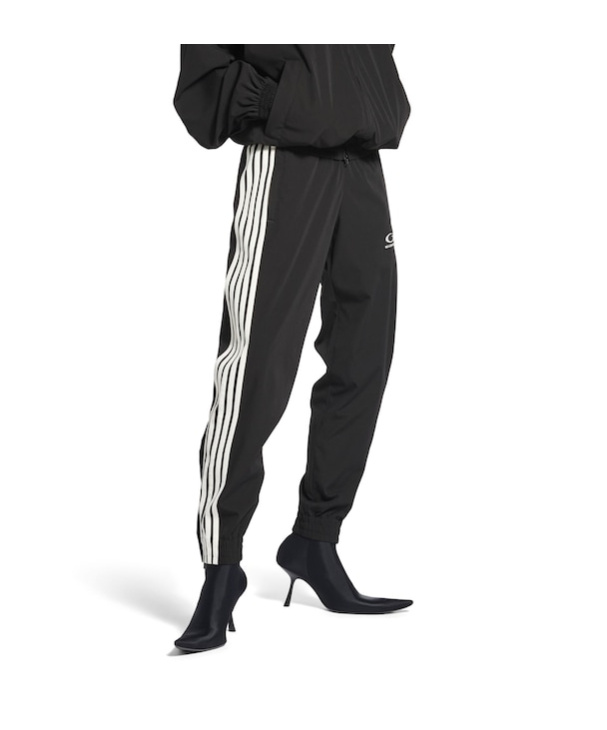 Balenciaga Elastic Waist Sweatpants In Black