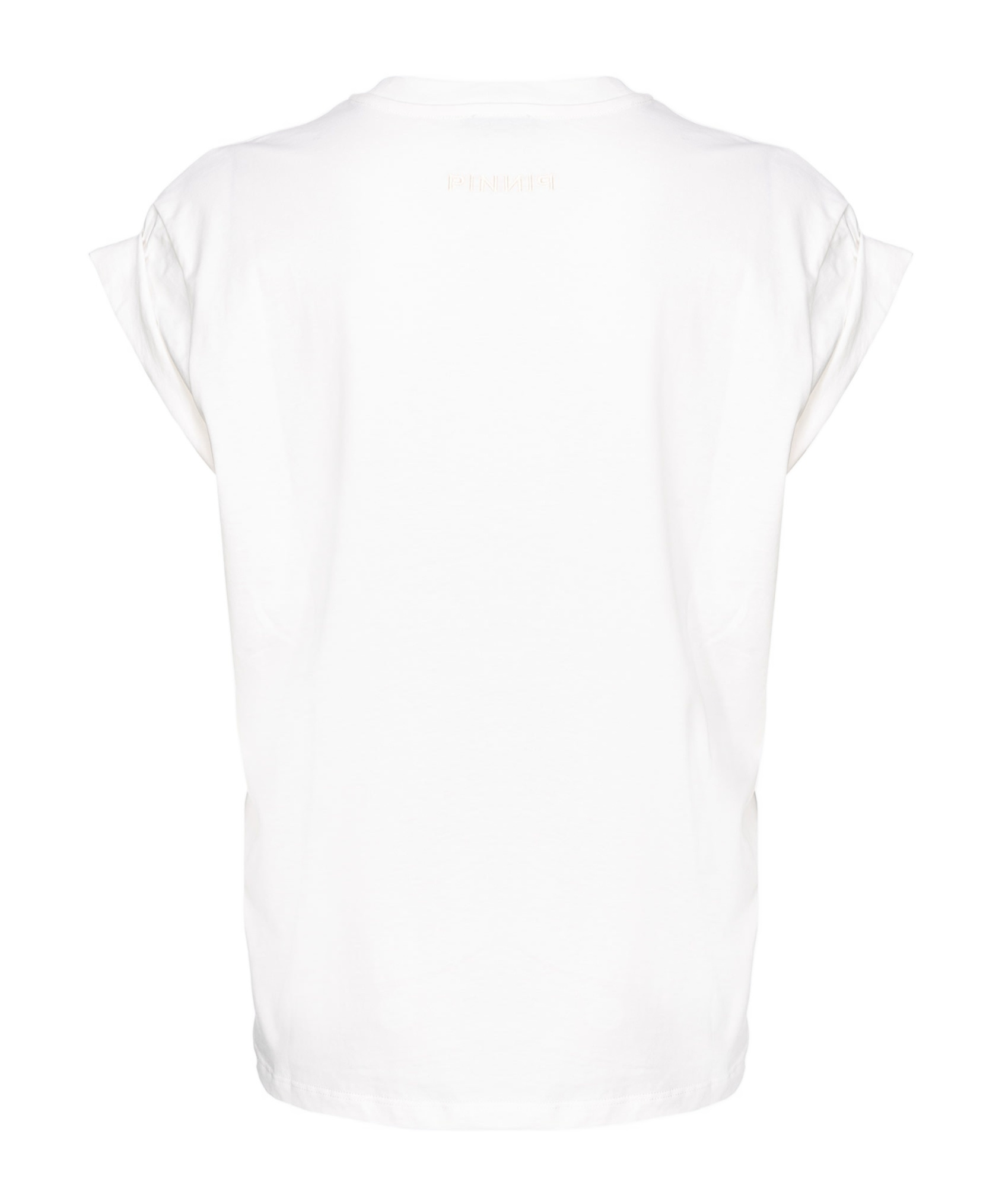 Pinko Telesto Cotton T-shirt In White