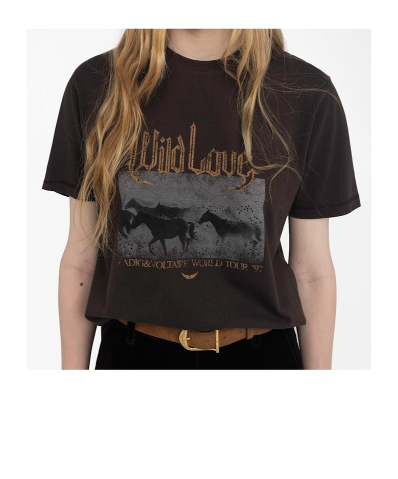 Zadig & Voltaire Short-sleeved T-shirt In Black
