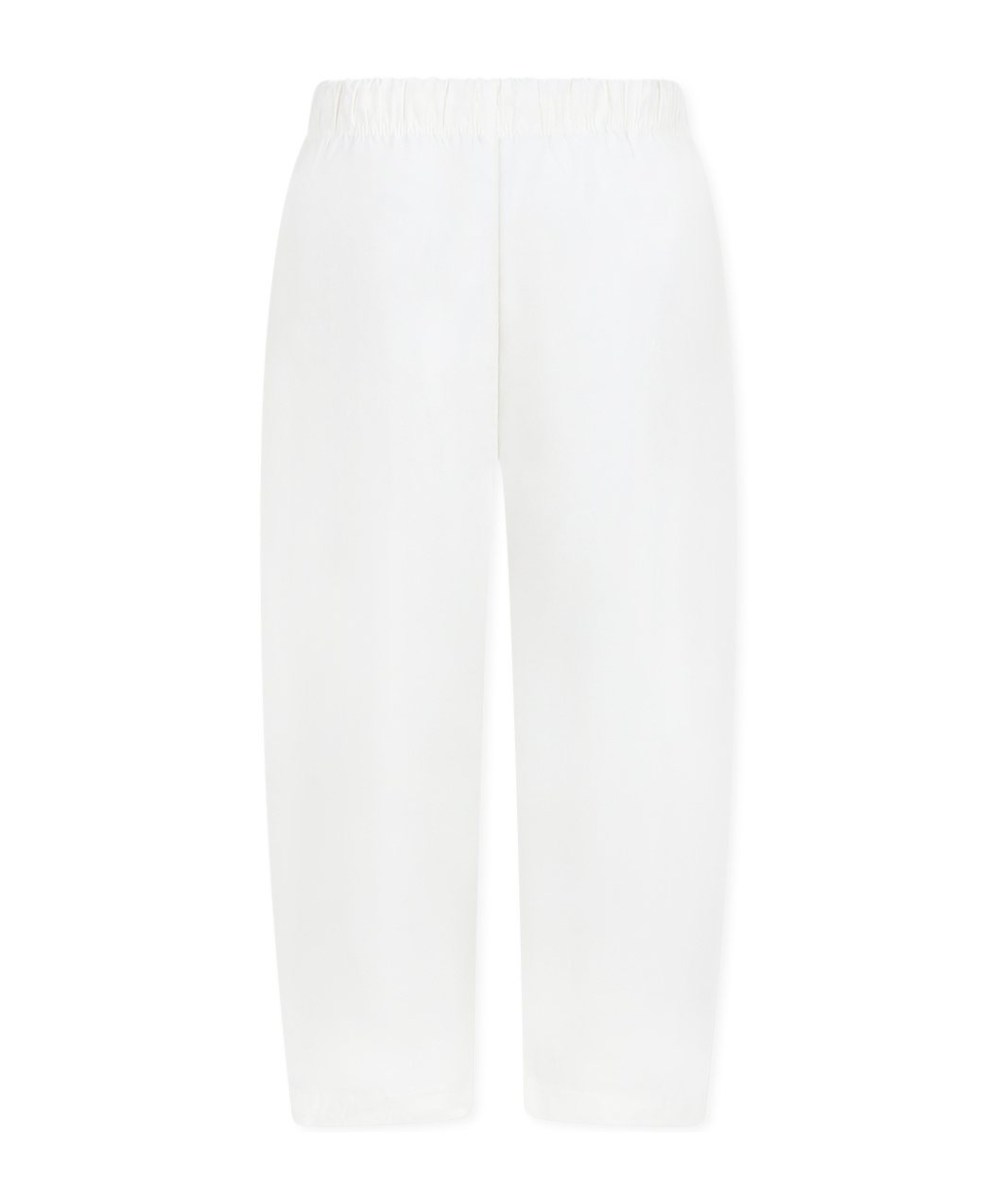 Msgm Drawstring Casual Pants In White