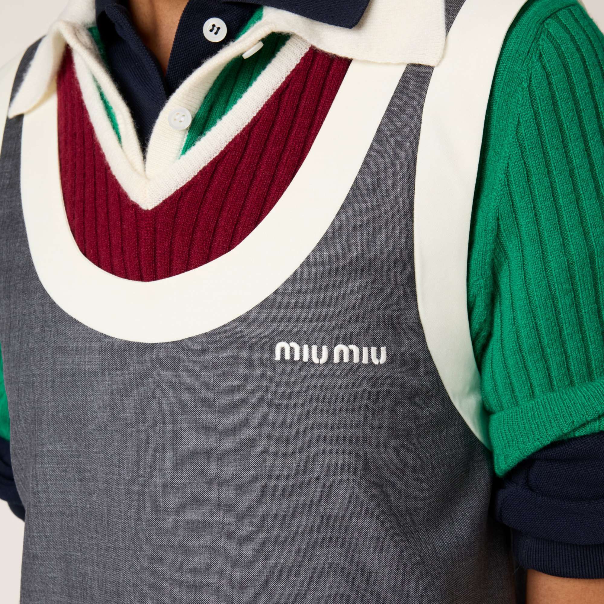 Miu Miu Sleeveless Dress In Black