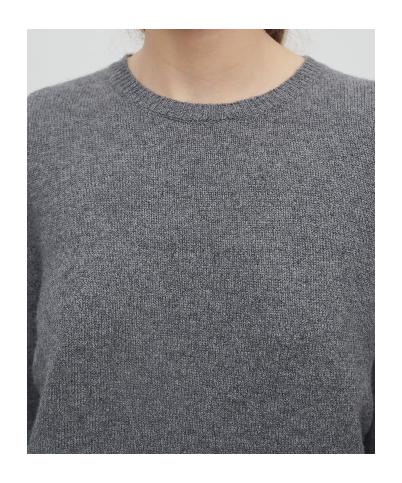 The Row Long-sleeved Sweater In Black