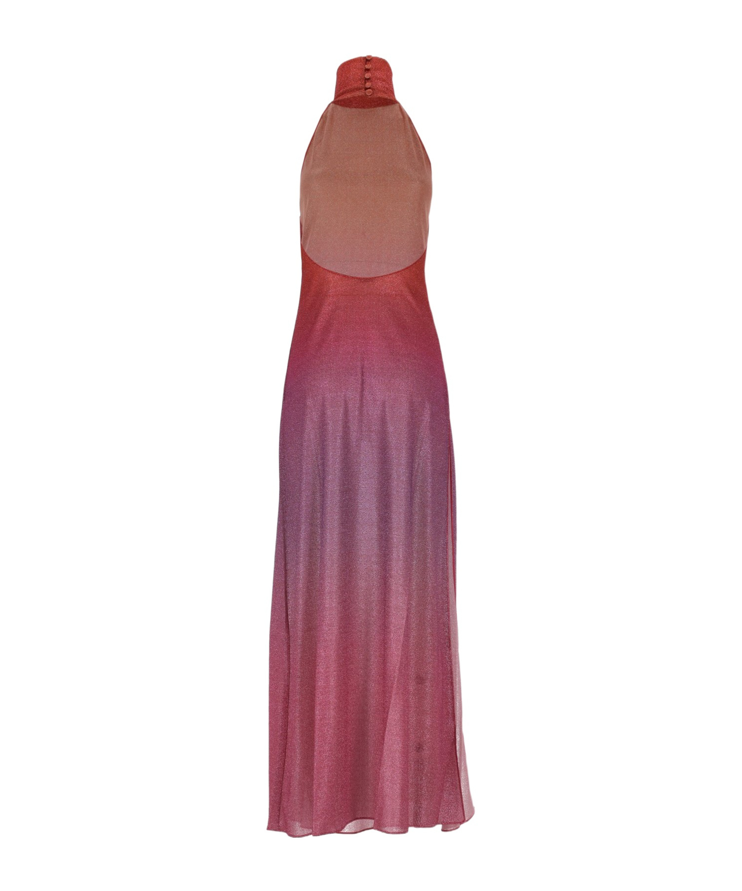 OSEREE OSÉREE LUREX HALTERNECK MIDI DRESS