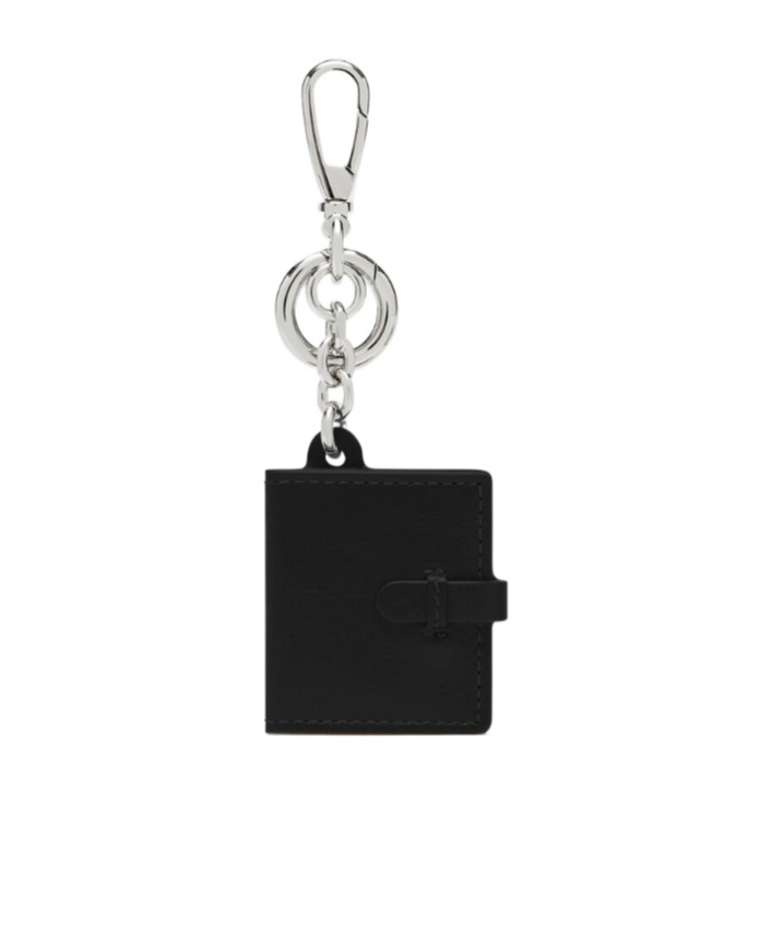 Maison Margiela Chain Keyring In Black