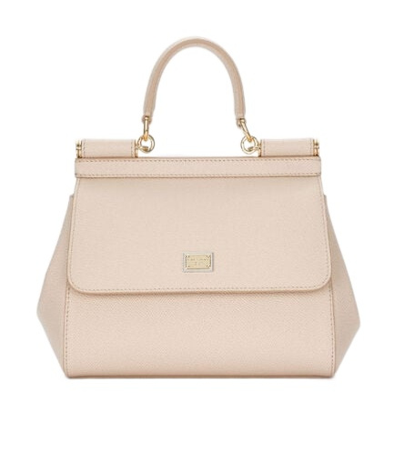 Dolce & Gabbana Medium Sicily Handbag In Nude