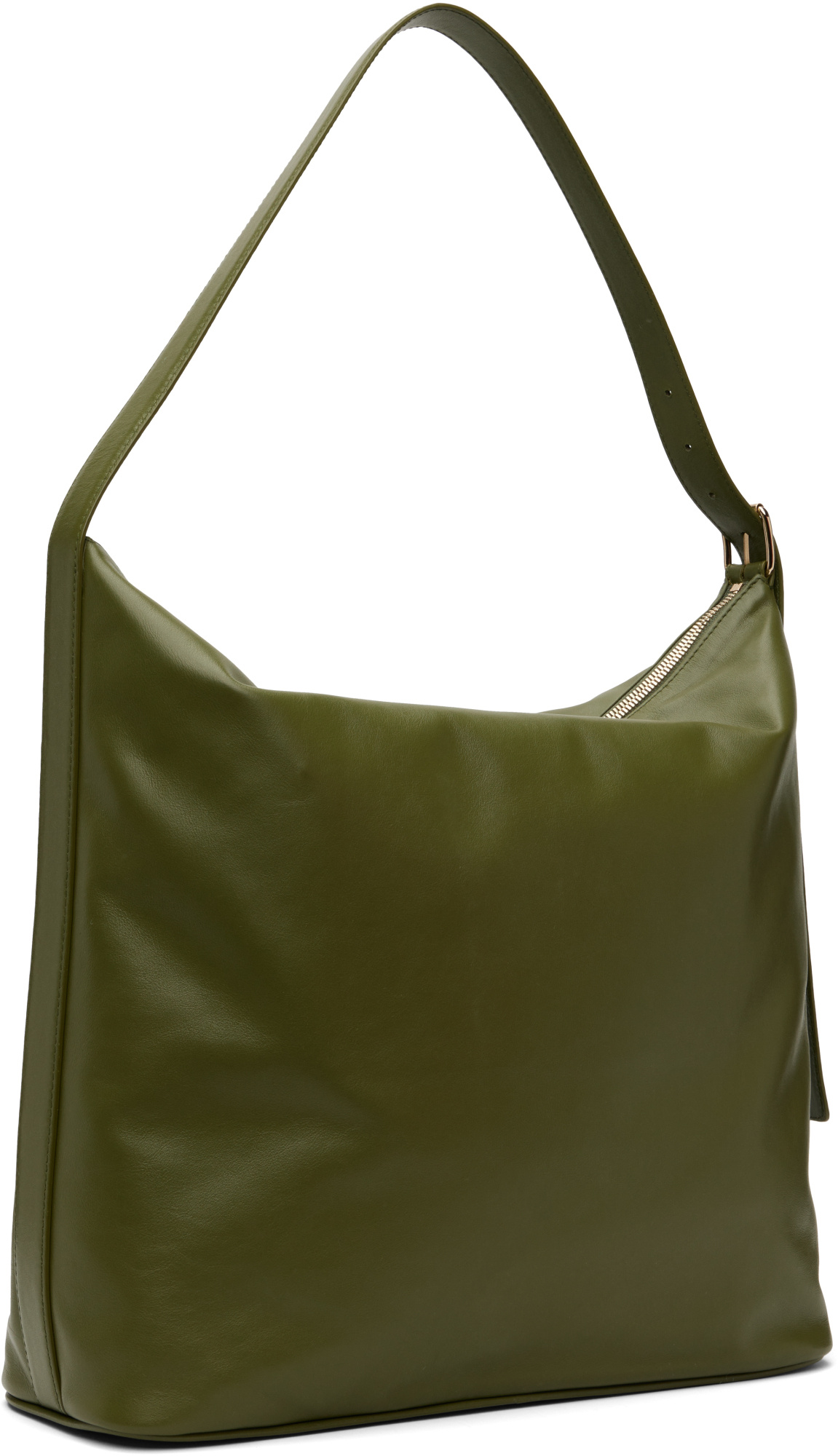 Apc Leather Shoulder Bag In Green