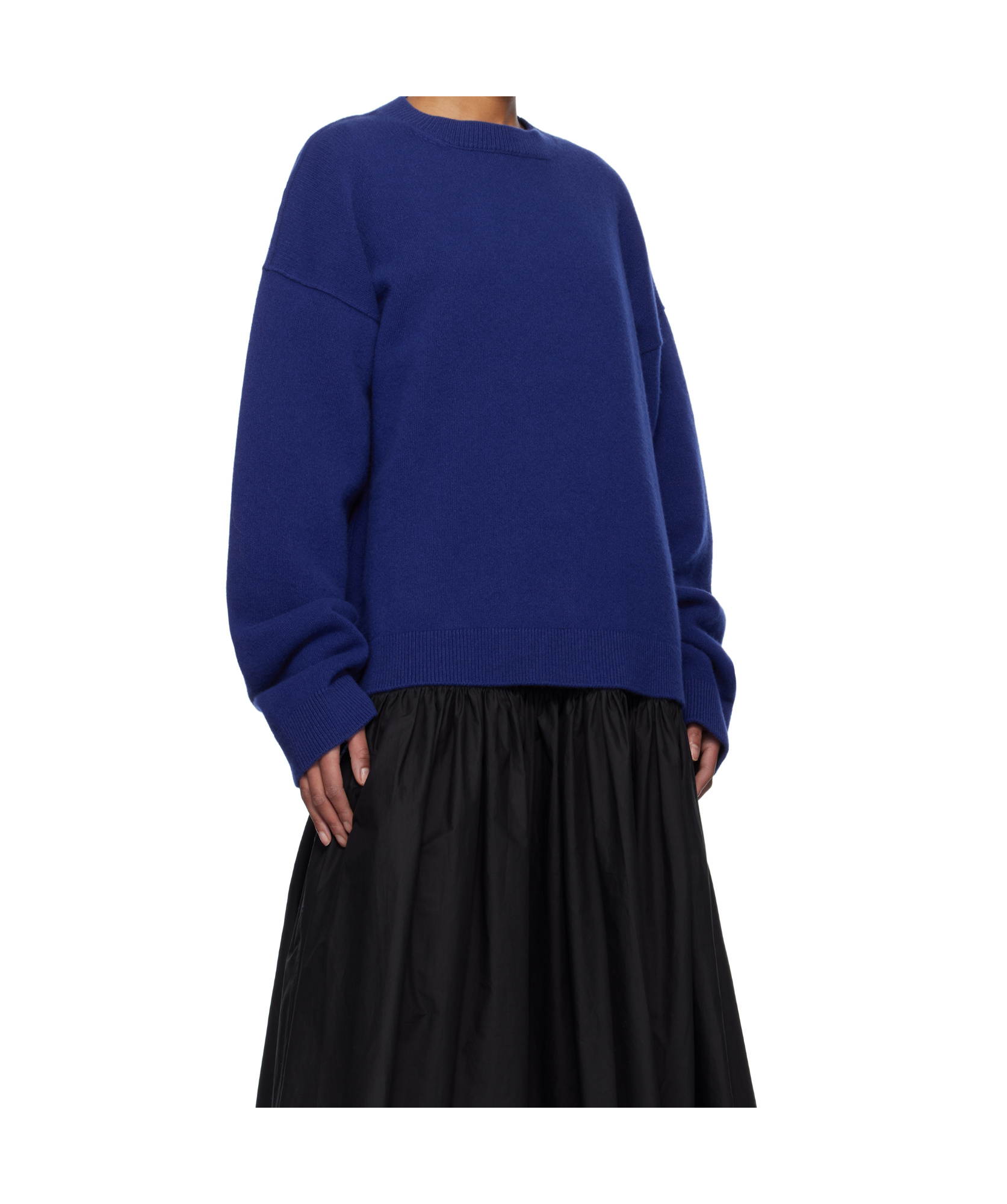 Sofie D'hoore Long Sleeve Sweater In Blue