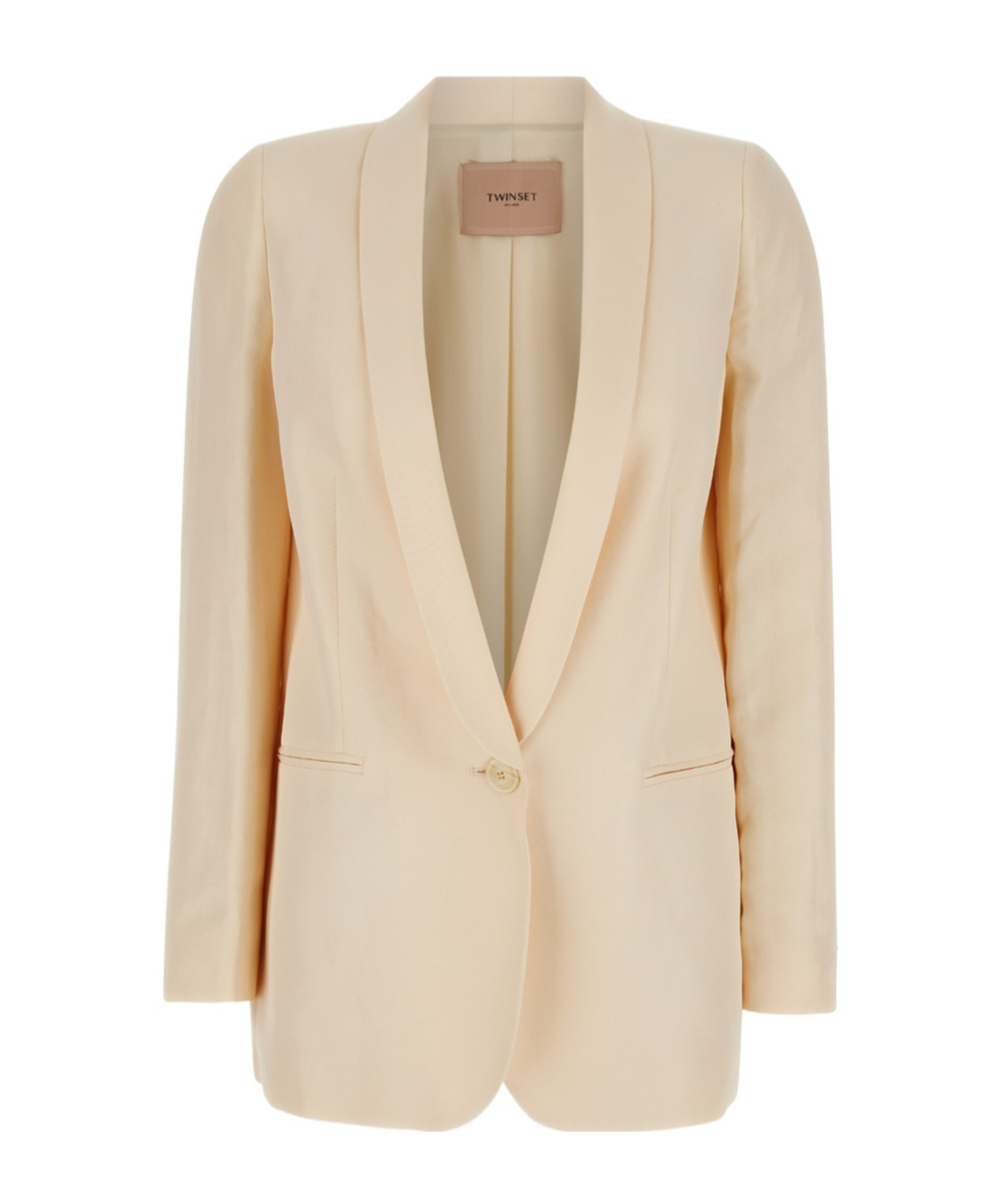 TWINSET SHAWL-LAPELS SINGLE-BREASTED BLAZER