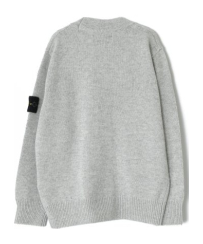 Stone Island Long-sleeved Sweater In Gray