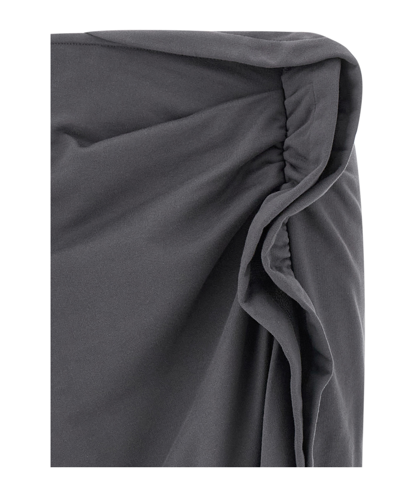 Dries Van Noten Hanam Skirt In Gray