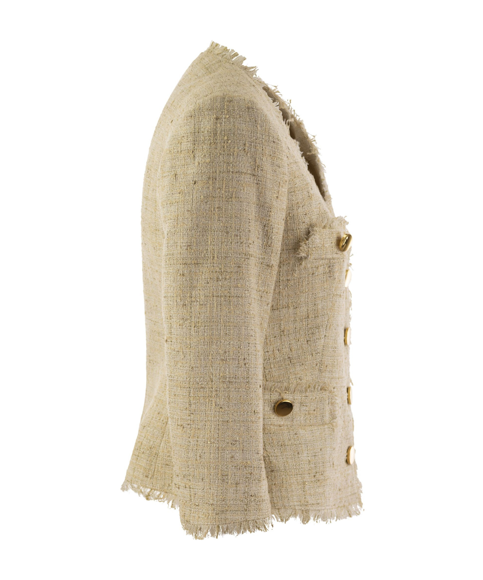 Tagliatore Dharma - Papyrus-effect Jacket In Nude