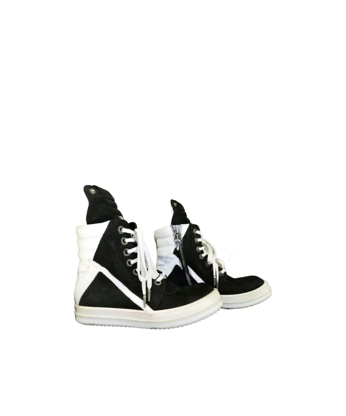Chrome Hearts Lace-up High-top Casual Shoes In Black
