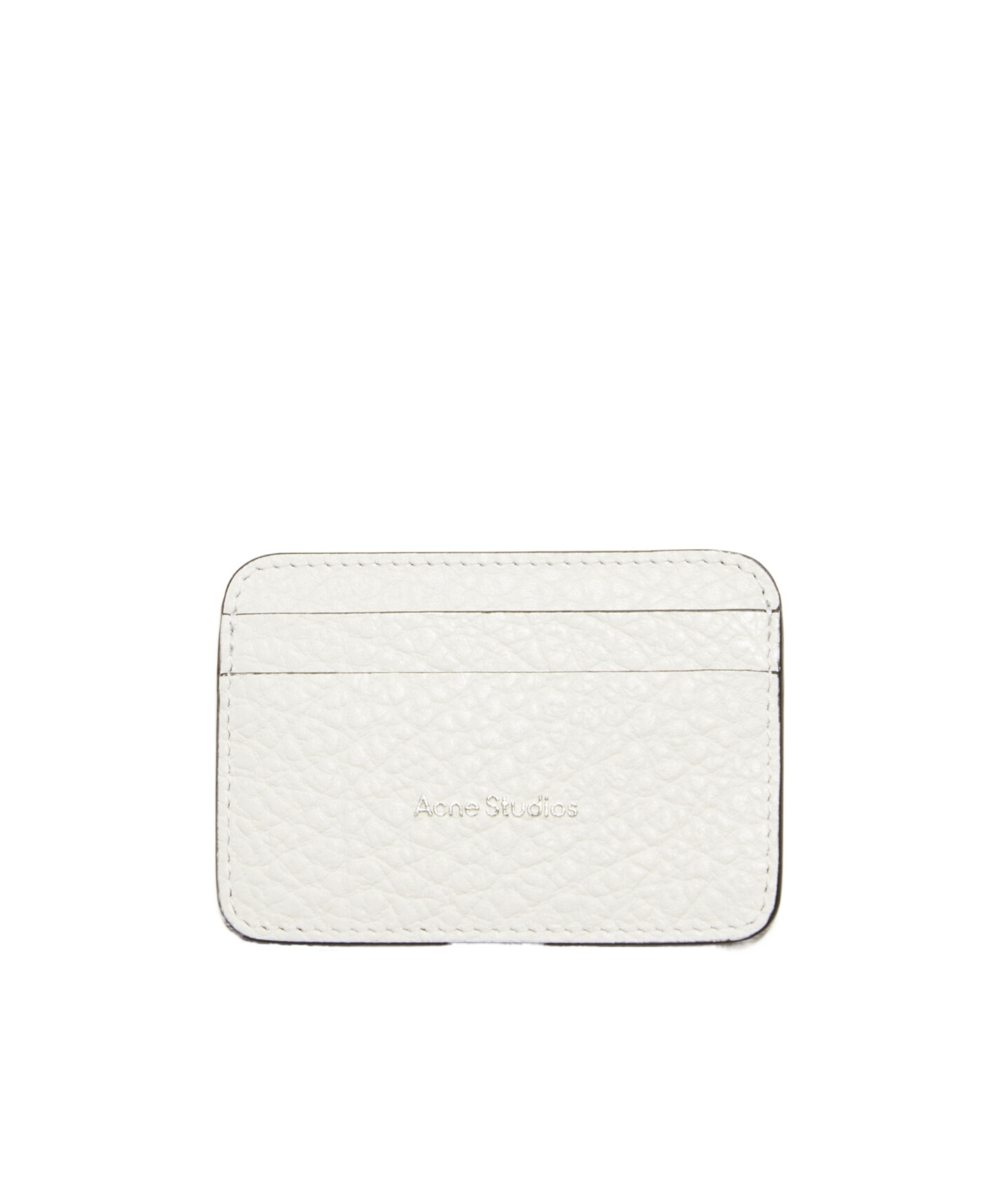 ACNE STUDIOS LOGO EMBOSSED LEATHER CARDHOLDER