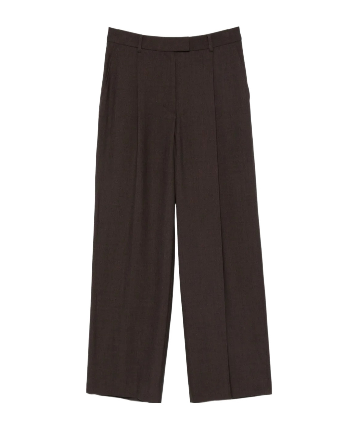 Low Classic Straight-leg Casual Pants In Brown