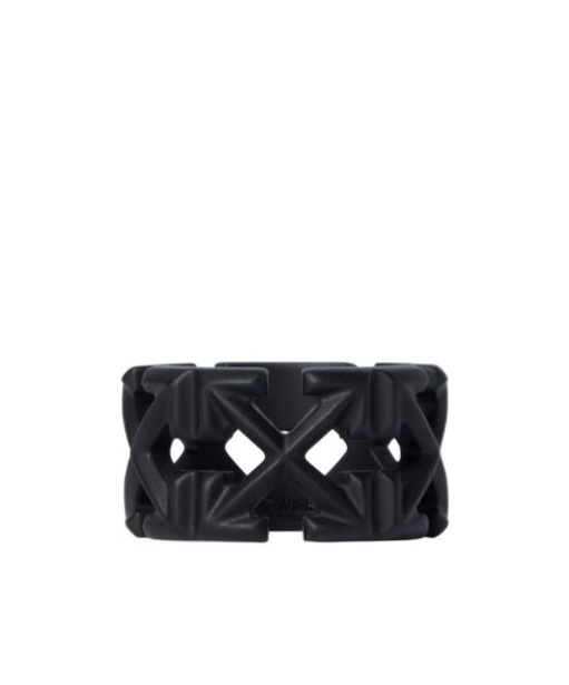 Off-white Black Arrow Ring In Black