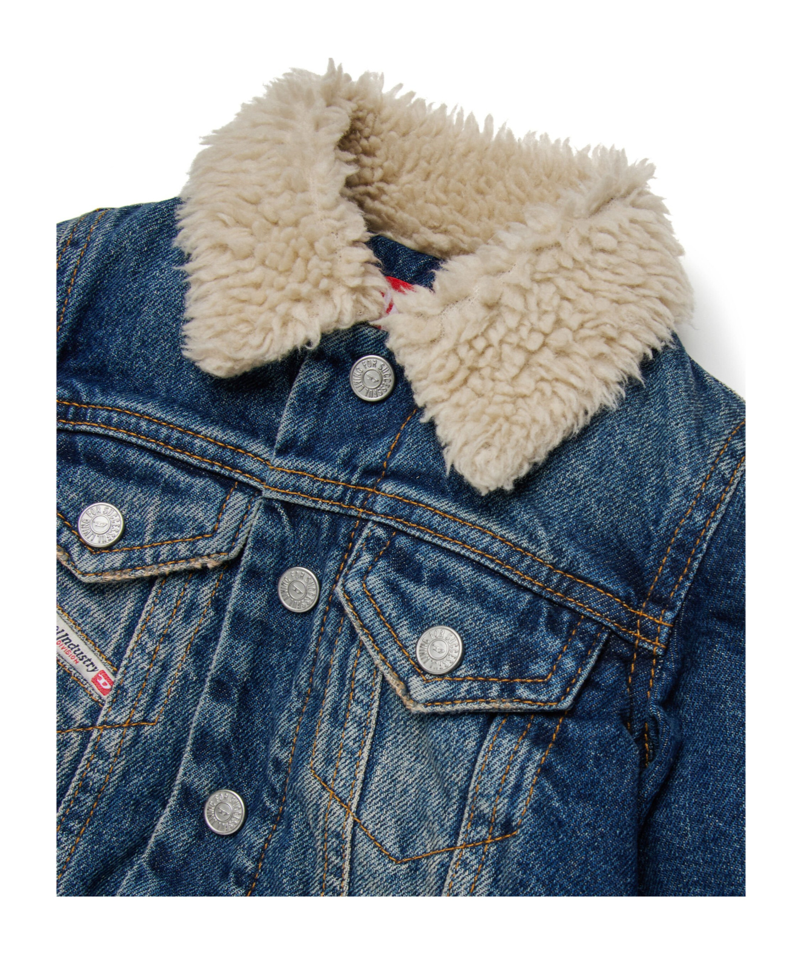 Diesel Cotton Jacket In Blue