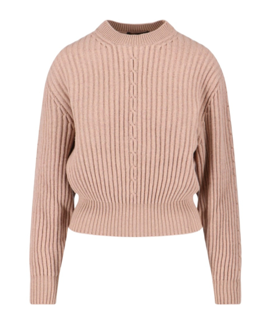 Loro Piana Cashmere Crew Neck Sweater In Pink