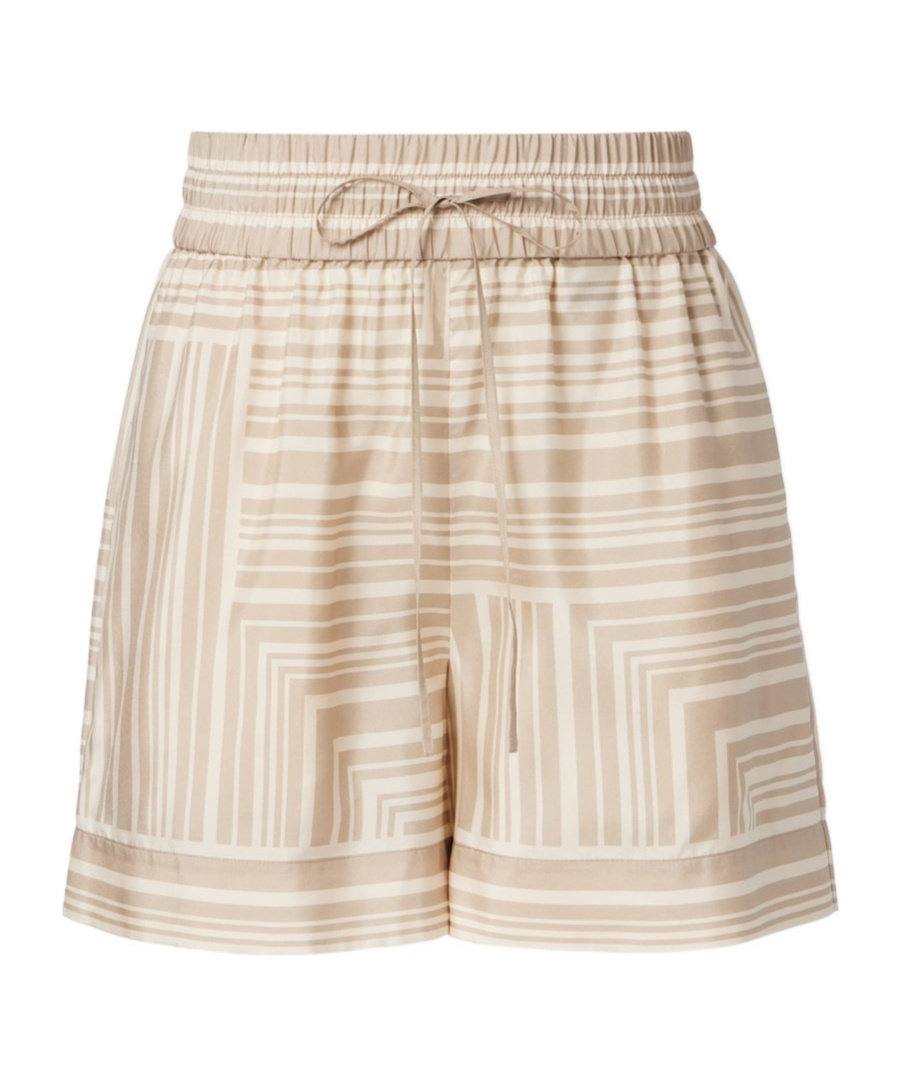 Joseph Laven Plaid Shorts In Brown