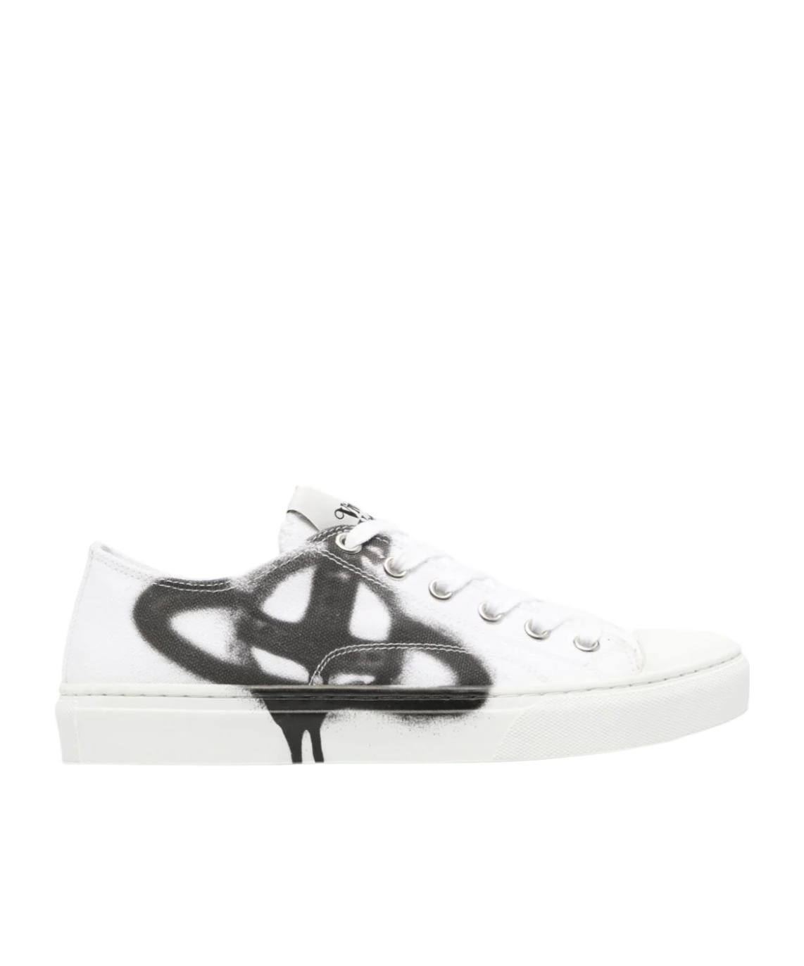 Vivienne Westwood Plimsoll 2.0 Canvas Sneakers In White